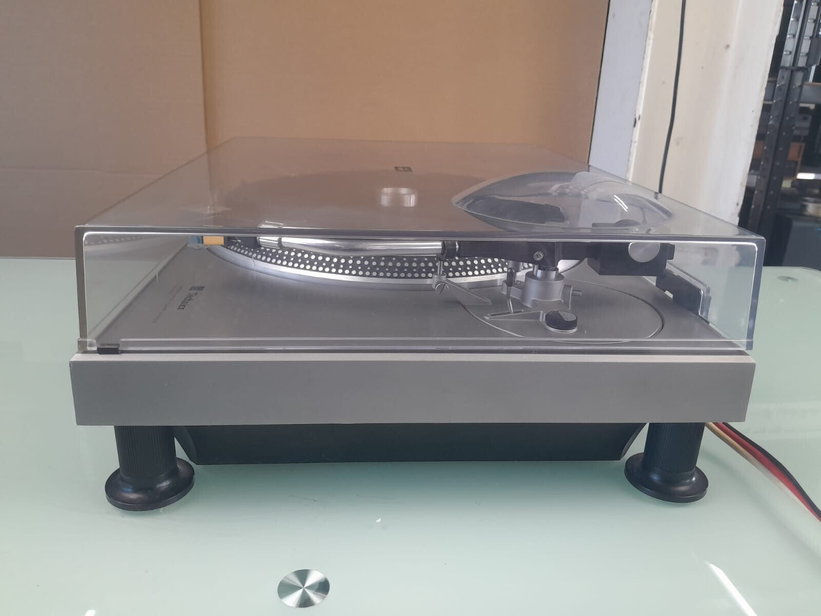 TECHNICS SL 1200 DIRECT DRIVE TURNTABLE ORTOFON M 15 E SUPER