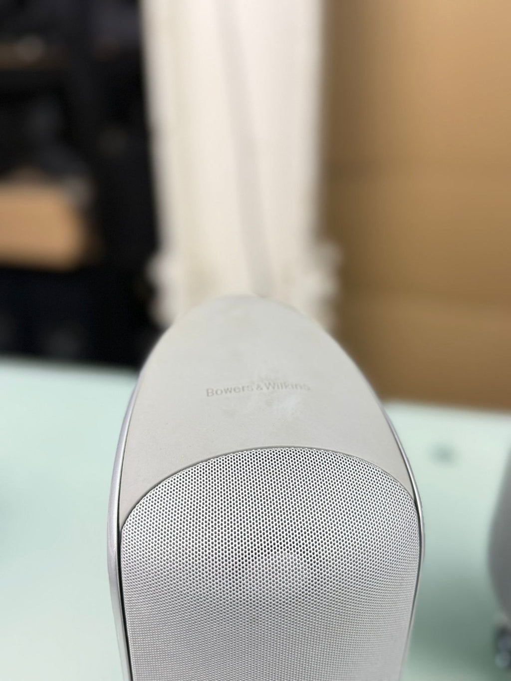 BOWERS & WILKINS B&W M 1 MK1 SPEAKERS WITH TABLE STAND #002