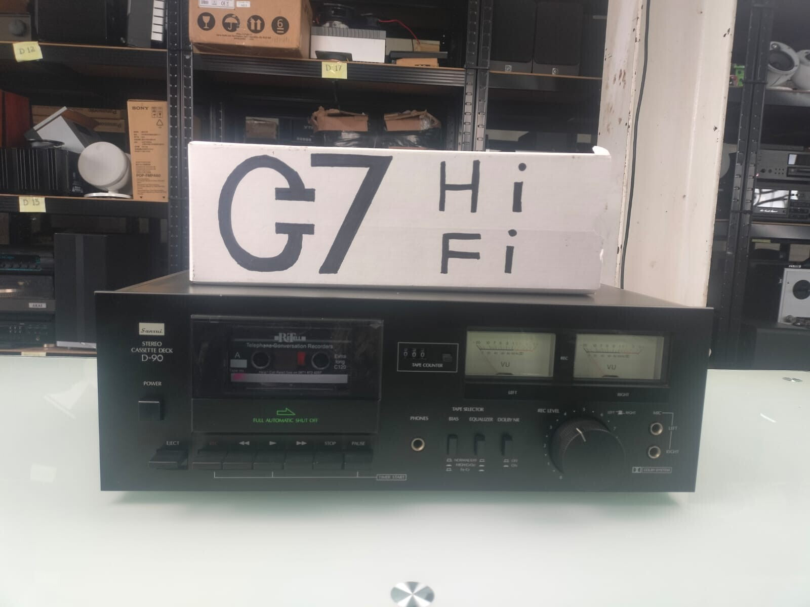SANSUI D-90 STEREO CASSETTE DECK