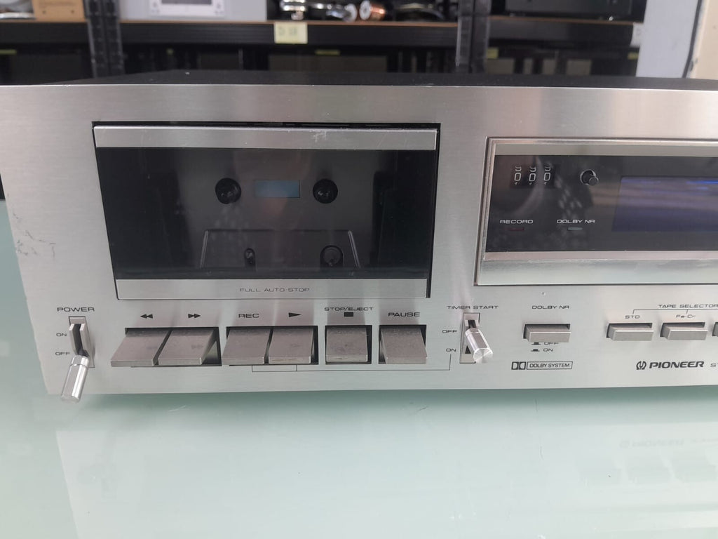 SERVICED PIONEER CT F600 STEREO CASSETTE TAPE DECK