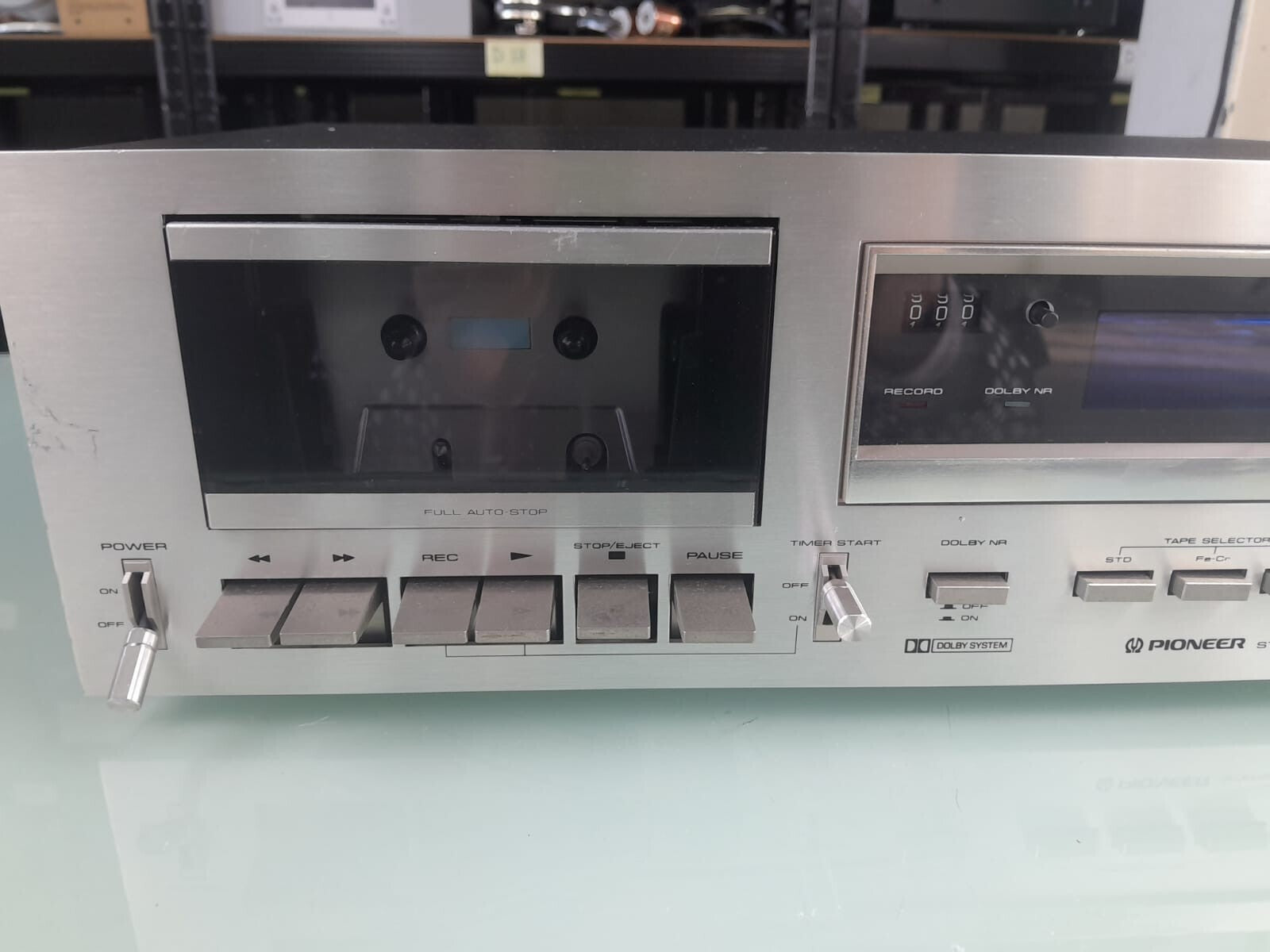 SERVICED PIONEER CT F600 STEREO CASSETTE TAPE DECK