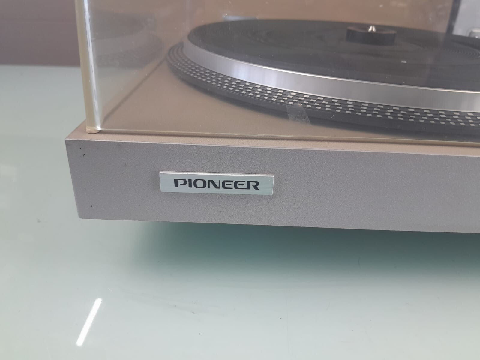 PIONEER PL 518 DIRECT DRIVE STEREO TURNTABLE WITH ADC 10E MK IV CARTRIDGE