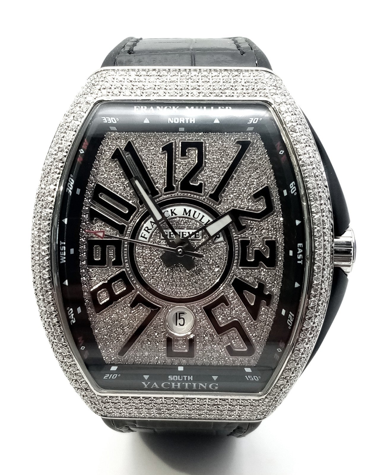 FRANCK MULLER VANGUARD DIAMOND BUSS MASTER COMPLICATIONS V 45 SC DT YACHTING