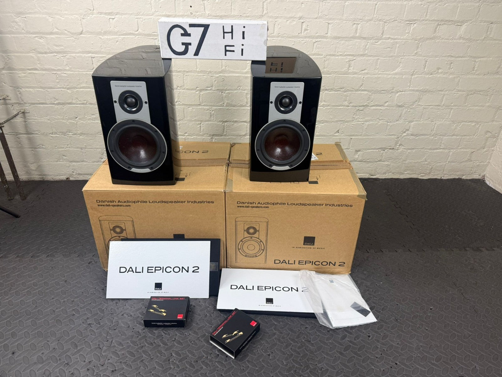 DALI EPICON 2 SPEAKERS WITH DALI STANDS