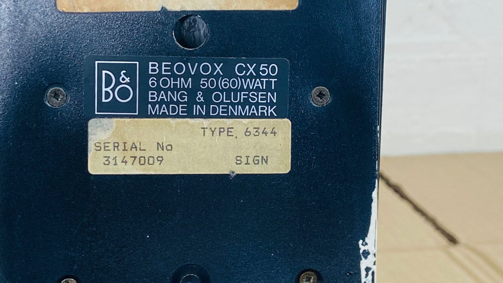 BANG & OLUFSEN B&O BEOVOX CX50 SPEAKERS #003