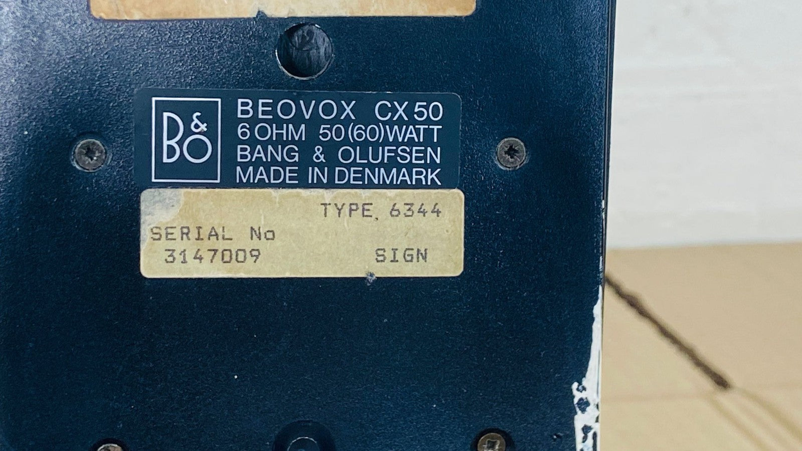 BANG & OLUFSEN B&O BEOVOX CX50 SPEAKERS #003