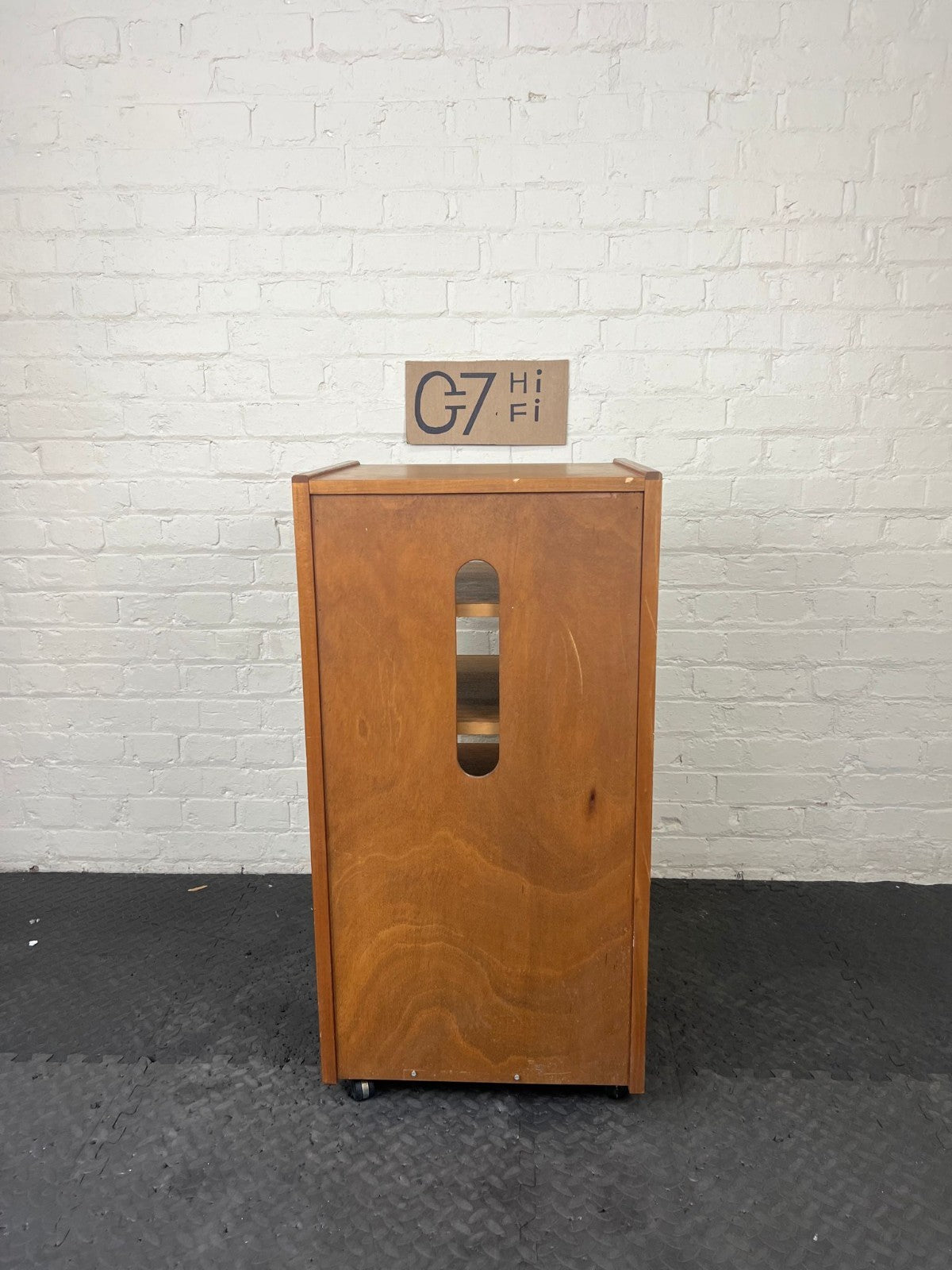 VINTAGE HI FI WOOD CABINET RACK G PLAN STYLE
