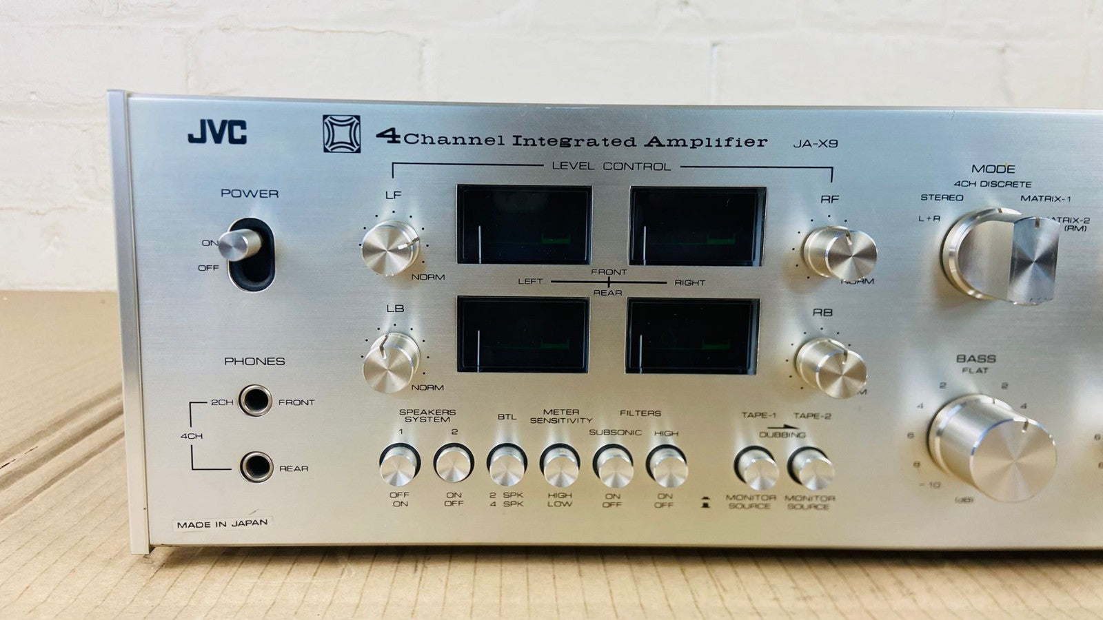 JVC JA X9 8 CHANNEL INTEGRATED AMPLIFIER
