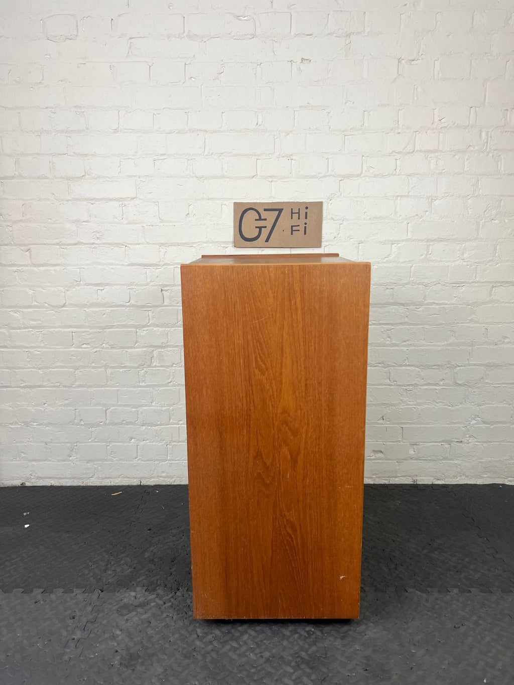 VINTAGE HI FI WOOD CABINET RACK G PLAN STYLE