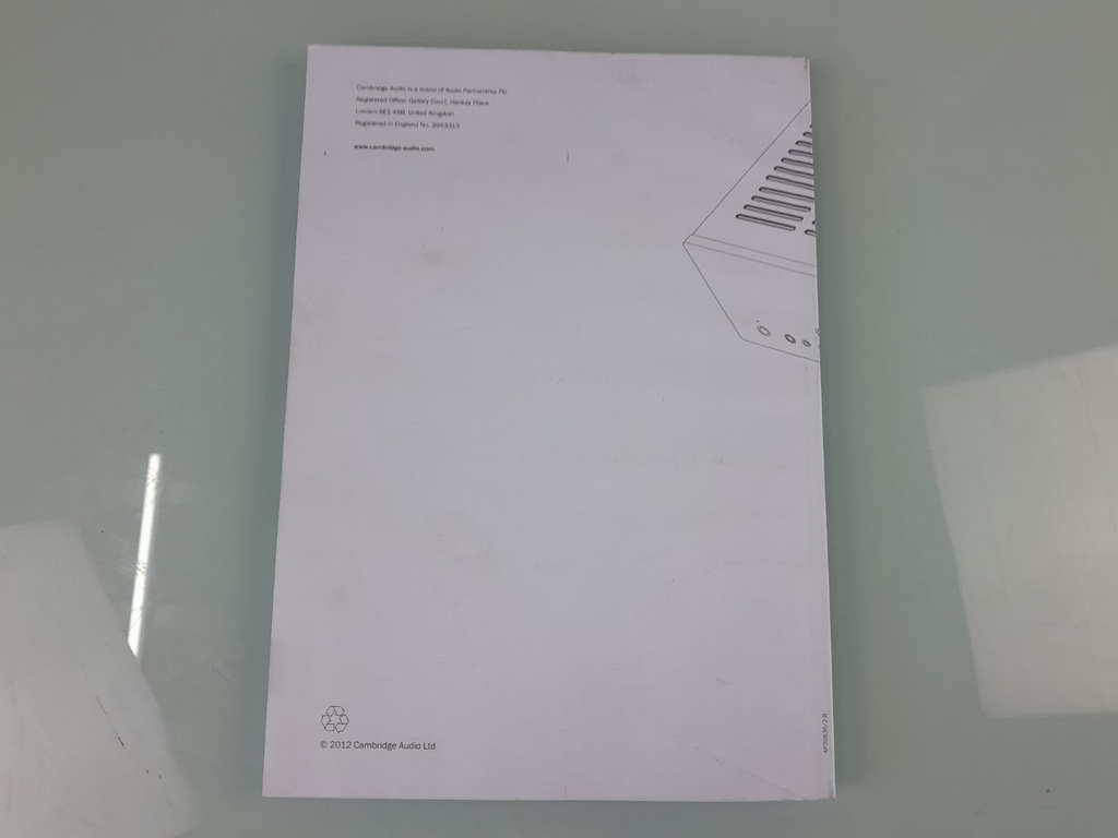 CAMBRIDGE AUDIO AZUR 551R MANUAL