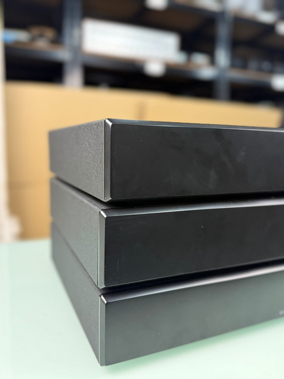 LINN LK100 POWER AMPLIFIERS x3 KABER ACTIV CARDS MID BASS TREBLE