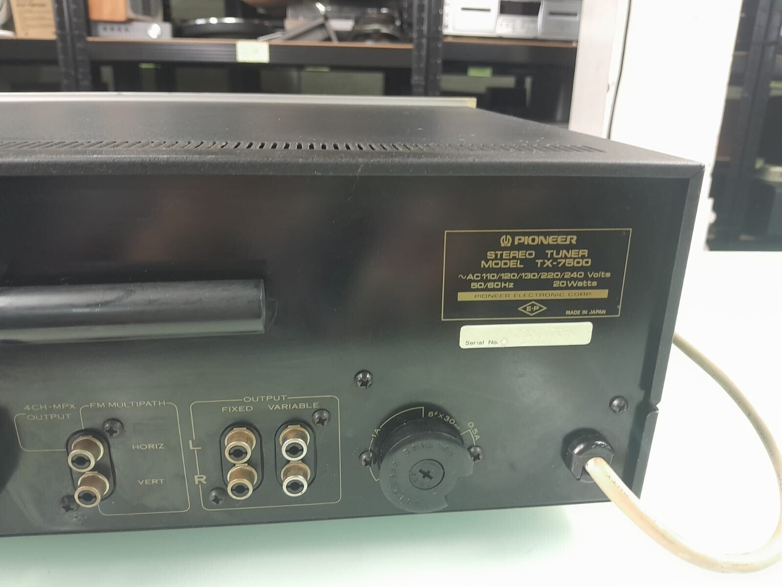 PIONEER TX 7500 STEREO TUNER