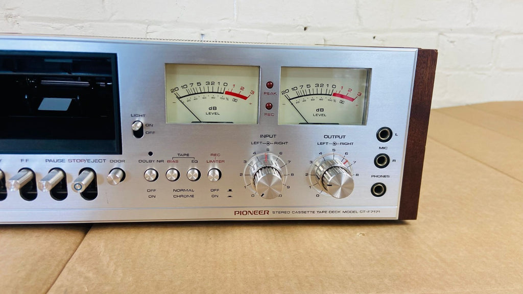 SERVICED PIONEER CT F7171 STEREO CASSETTE TAPE DECK