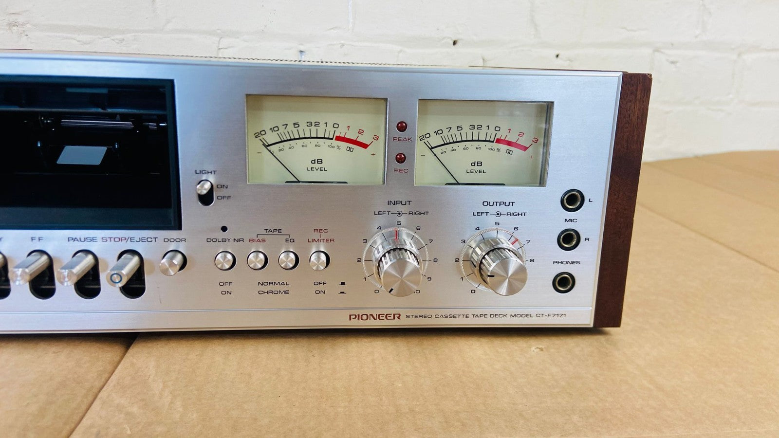 SERVICED PIONEER CT F7171 STEREO CASSETTE TAPE DECK