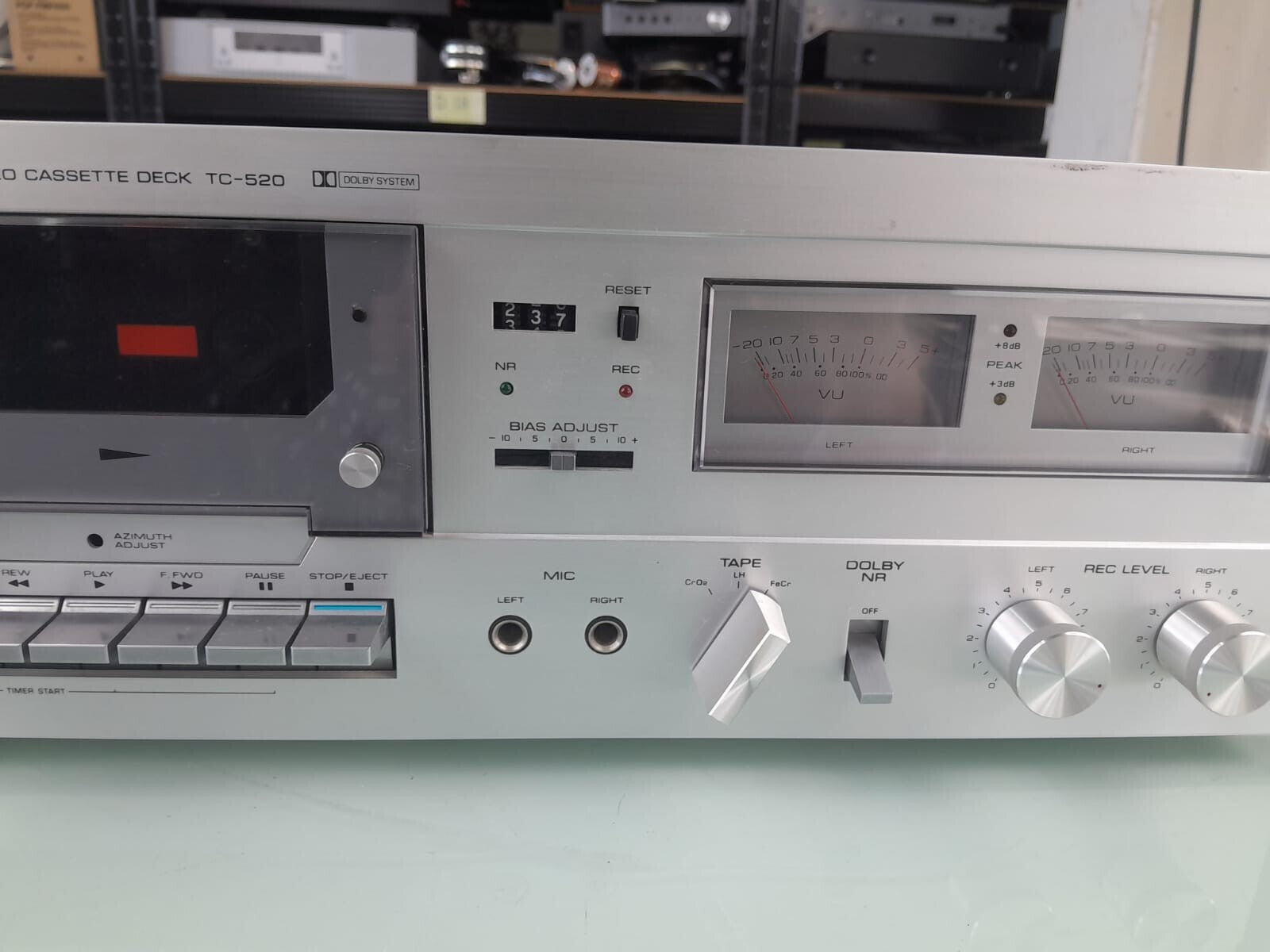 YAMAHA TC 520 NATURAL SOUND STEREO CASSETTE DECK