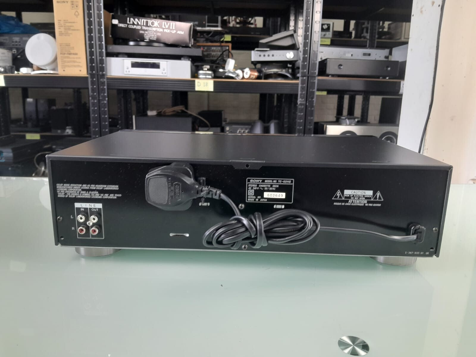 SERVICED SONY TC K511S STEREO CASSETTE DECK