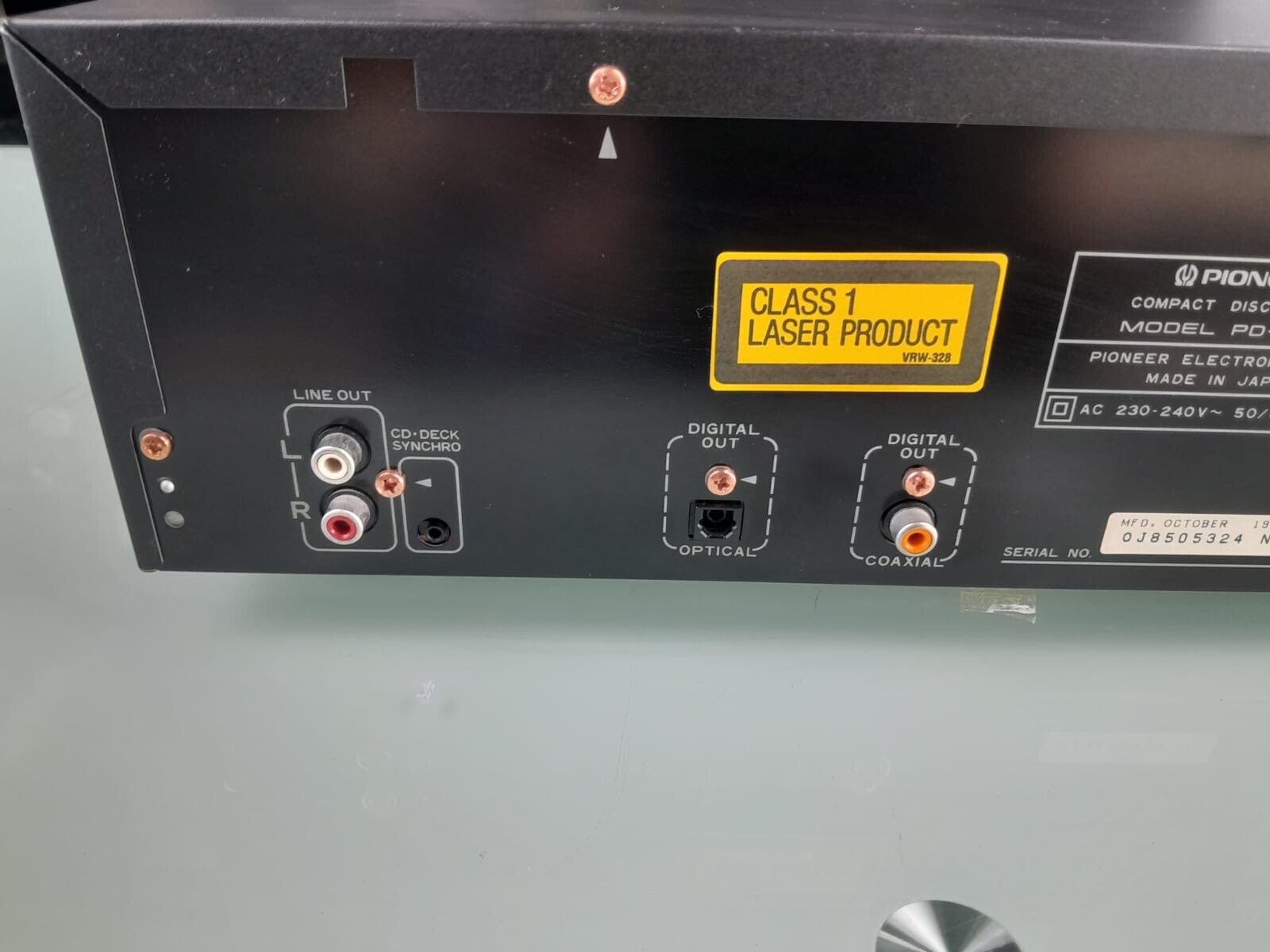 PIONEER PD S703 CD PLAYER
