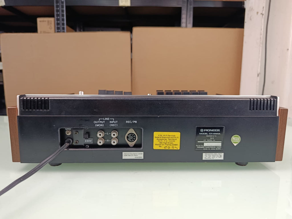 PIONEER CT 4141A STEREO CASSETTE TAPE DECK