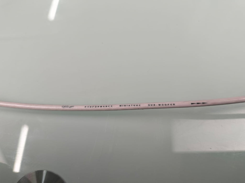 QED QONTOUR MP-SW SINGLE SUBWOOFER CABLE PHONO RCA INTERCONNECT
