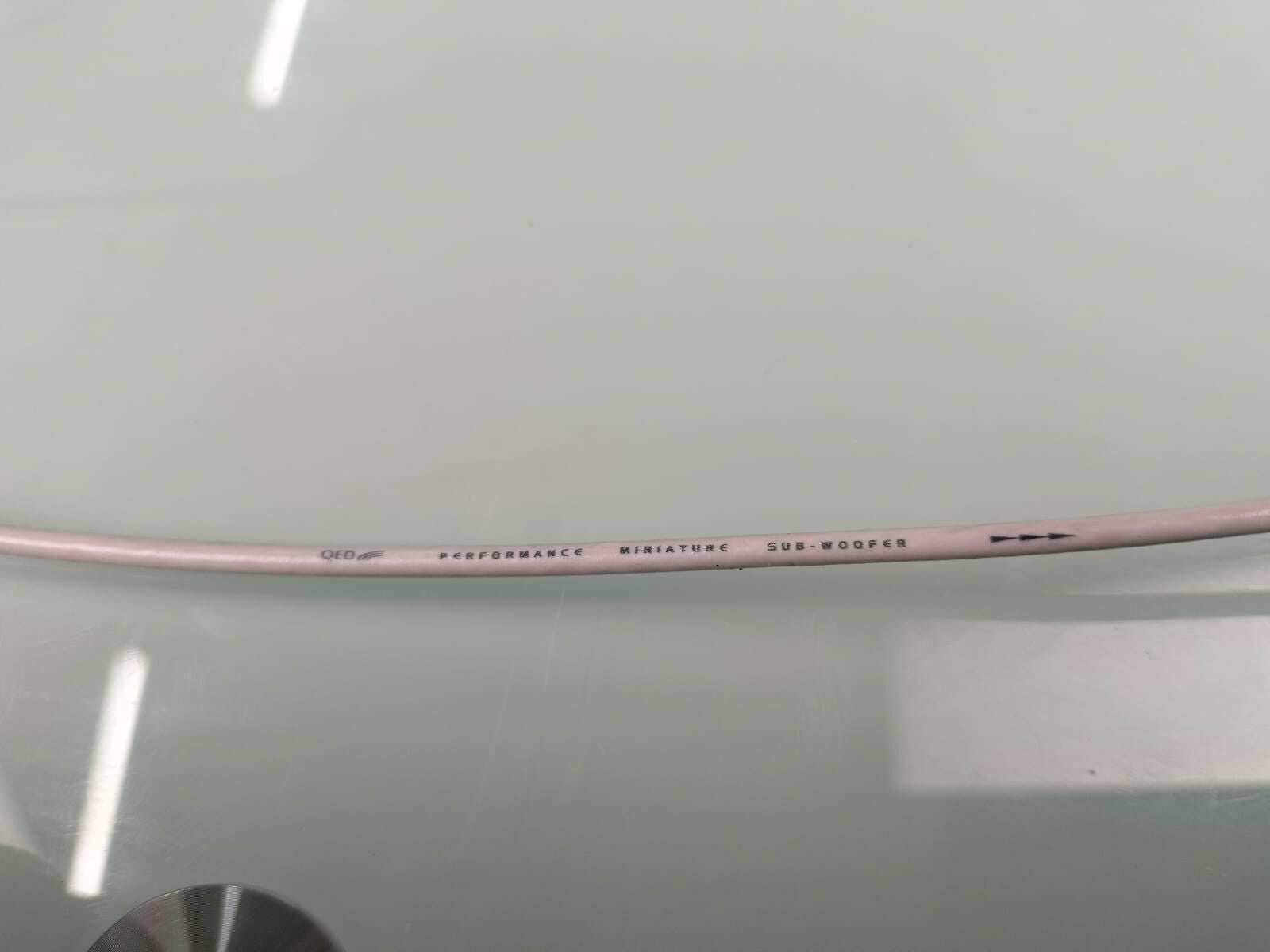 QED QONTOUR MP-SW SINGLE SUBWOOFER CABLE PHONO RCA INTERCONNECT