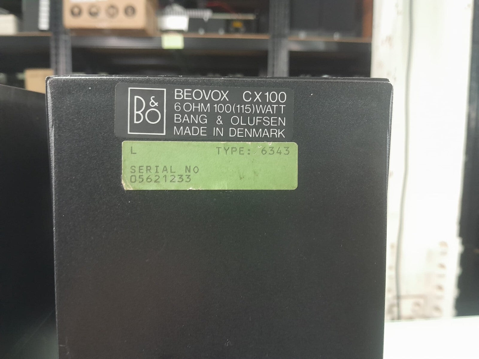 B&O BANG & OLUFSEN BEOVOX CX 100 SPEAKERS