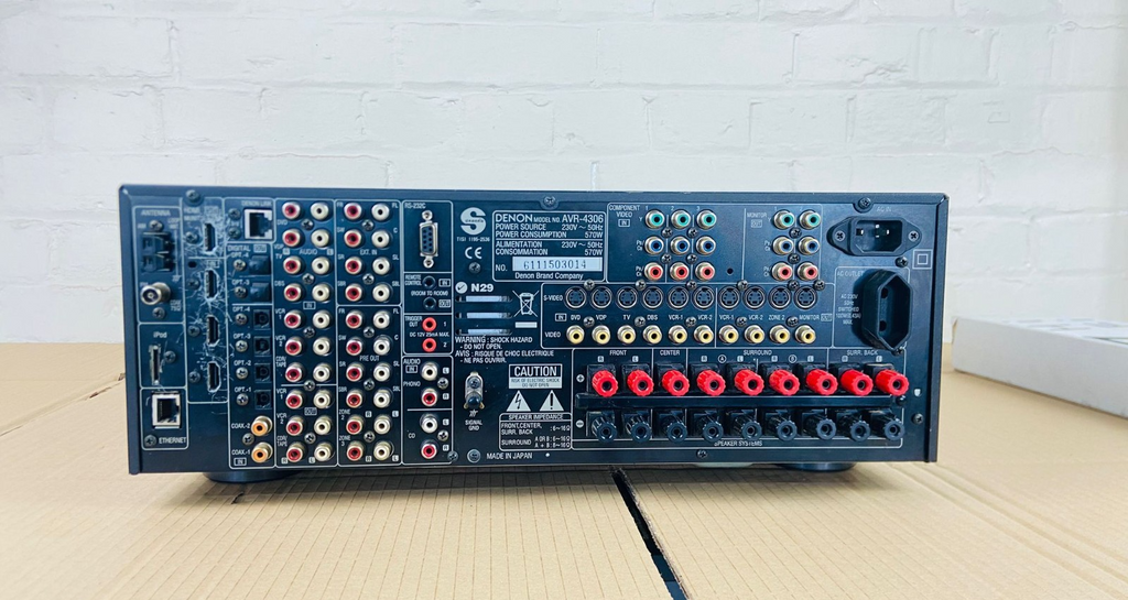 DENON AVR 4306 AV SURROUND RECEIVER WITH REMOTE