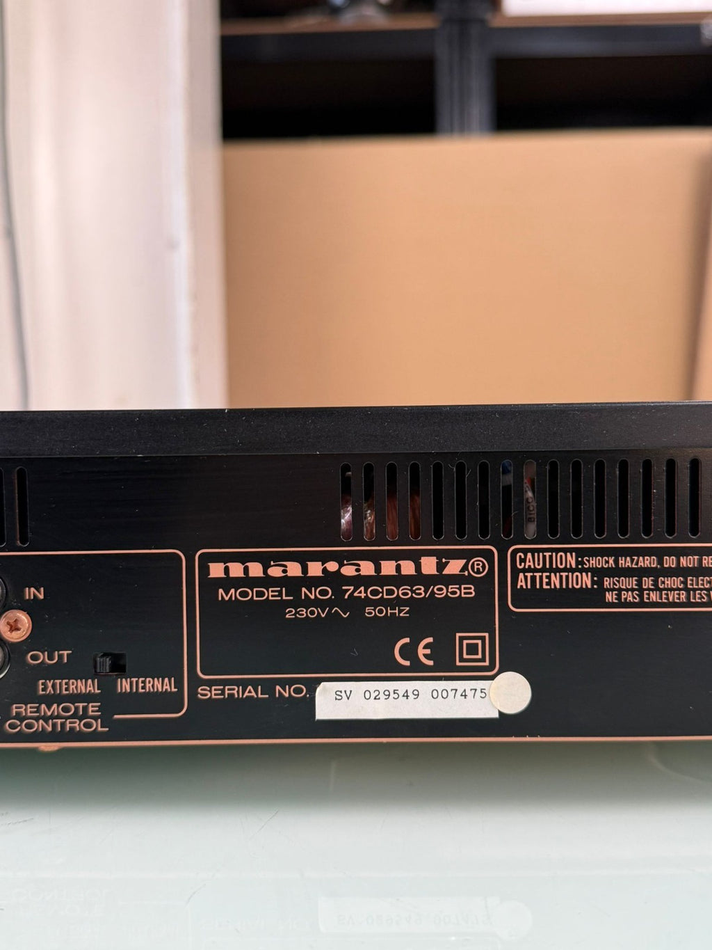 MARANTZ CD 63 MK II K I SIGNATURE  CD PLAYER WITH REMOTE