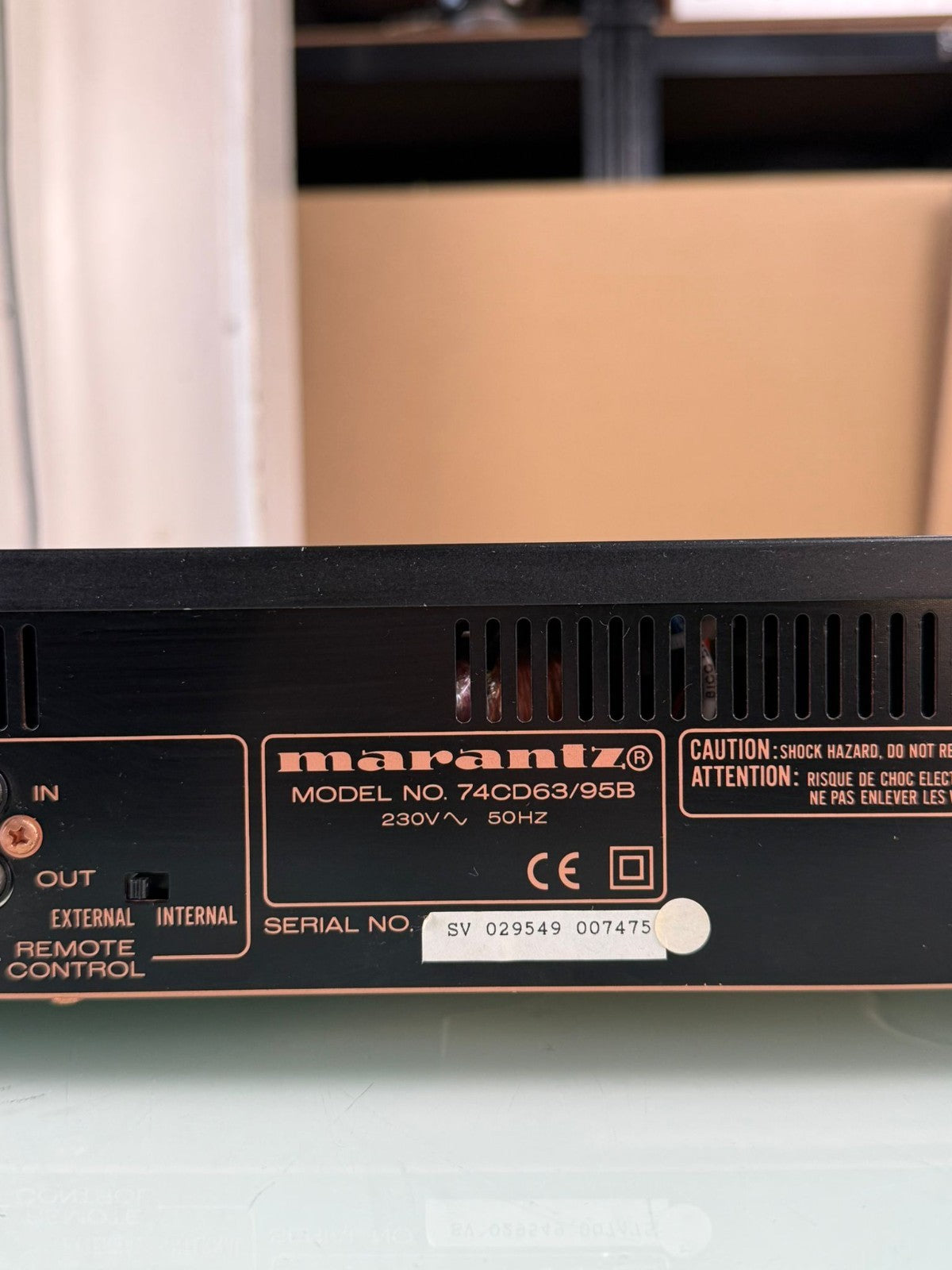 MARANTZ CD 63 MK II K I SIGNATURE  CD PLAYER WITH REMOTE