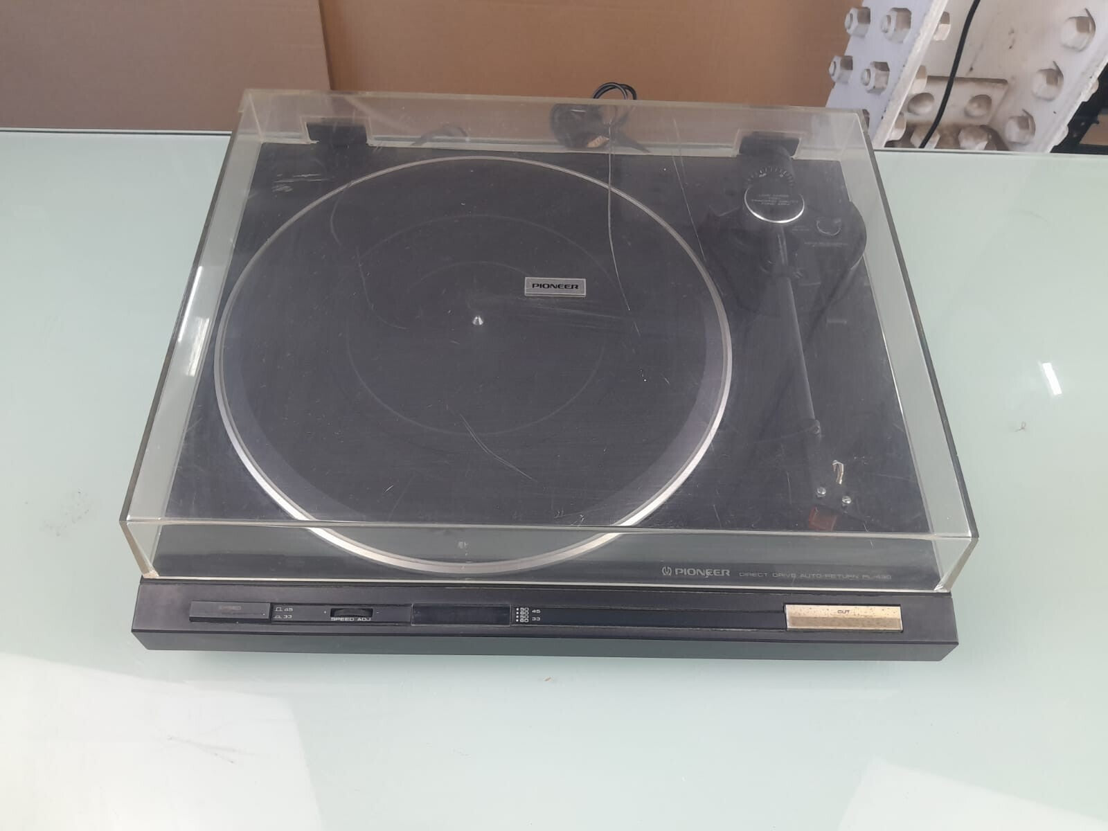 PIONEER PL 430 DIRECT-DRIVE AUTO-RETURN TURNTABLE