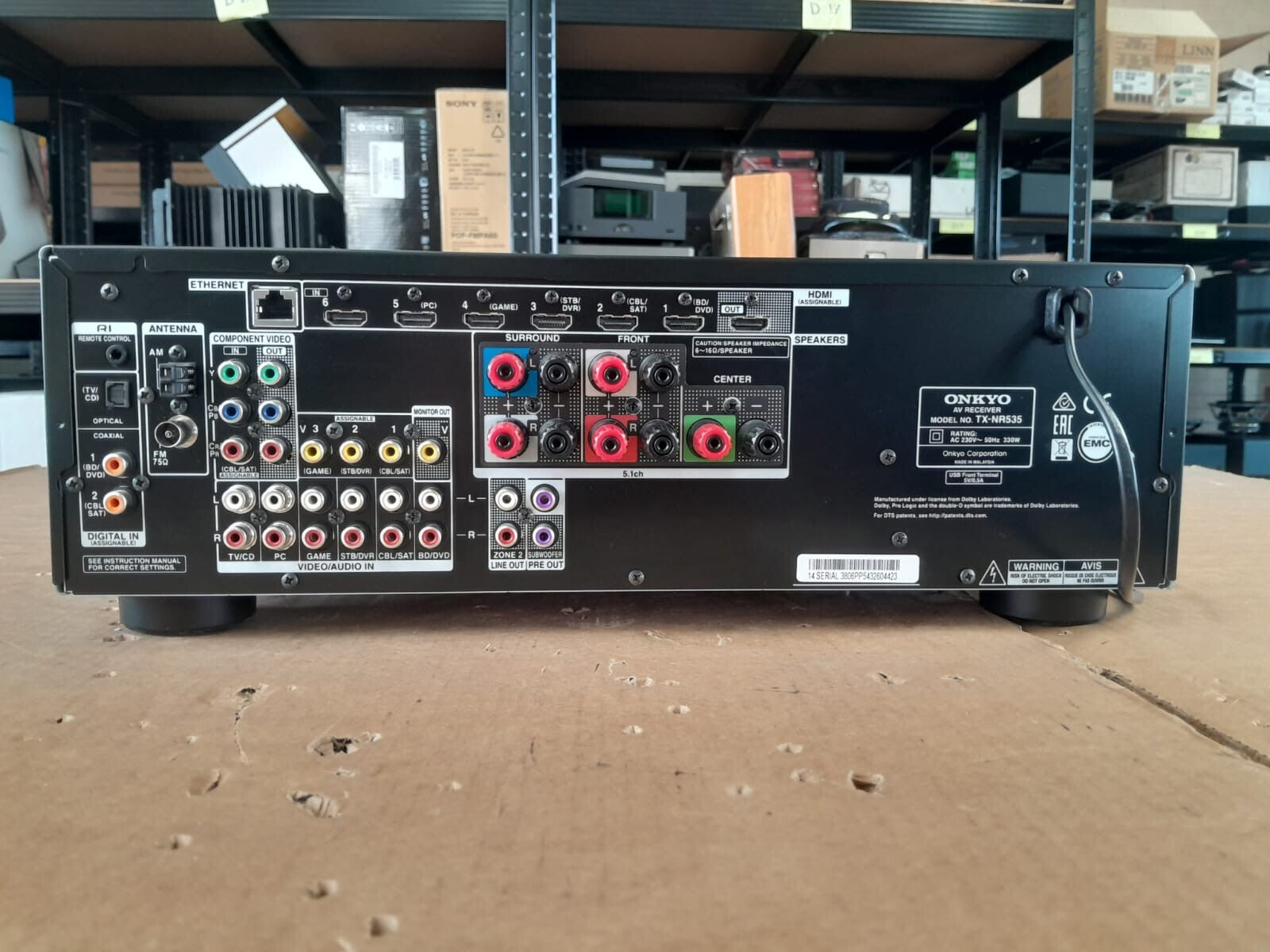 Onkyo TX-NR535 AV Receiver