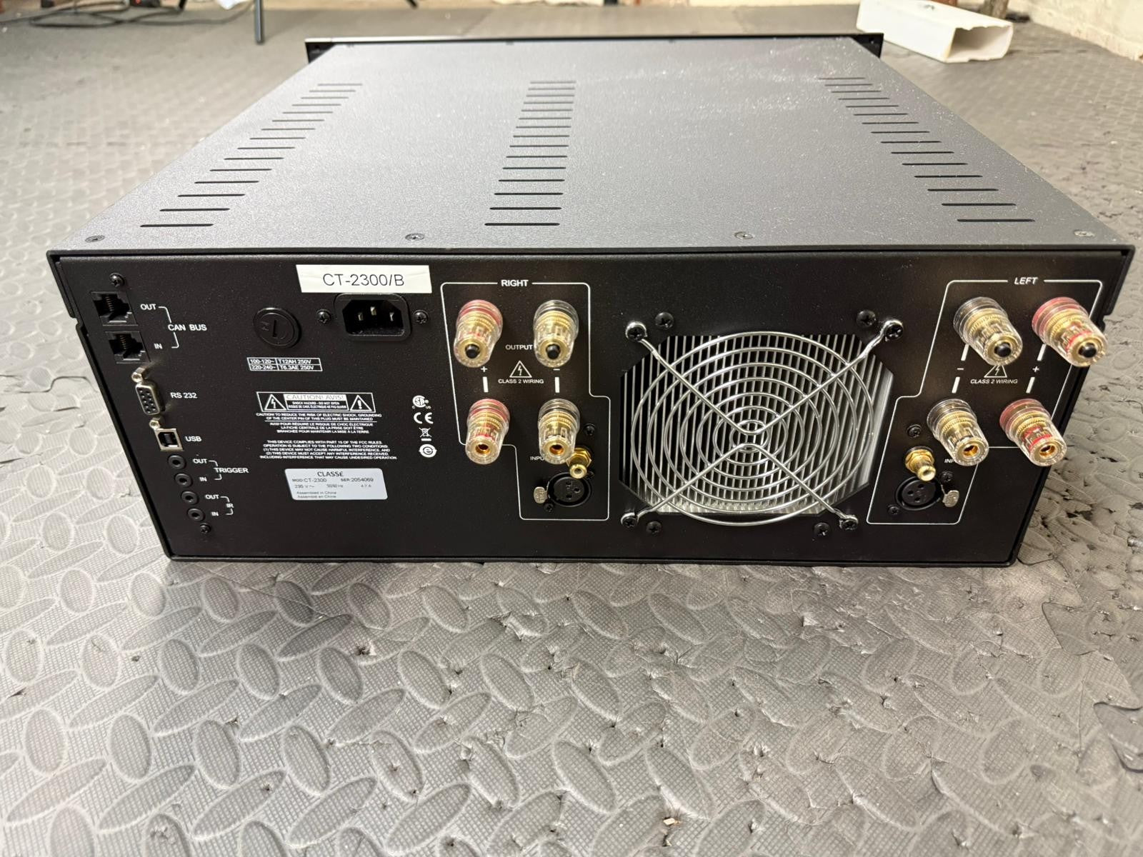 CLASSE CT 2300 STEREO POWER AMPLIFIER #002