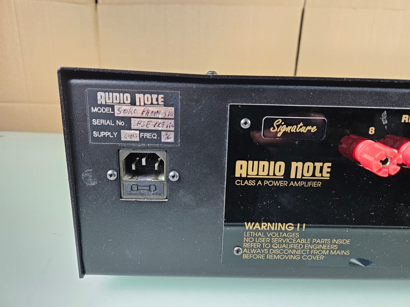 SERVICED AUDIO NOTE SORO PHONO SE SIGNATURE INTEGRATED VALVE AMPLIFIER