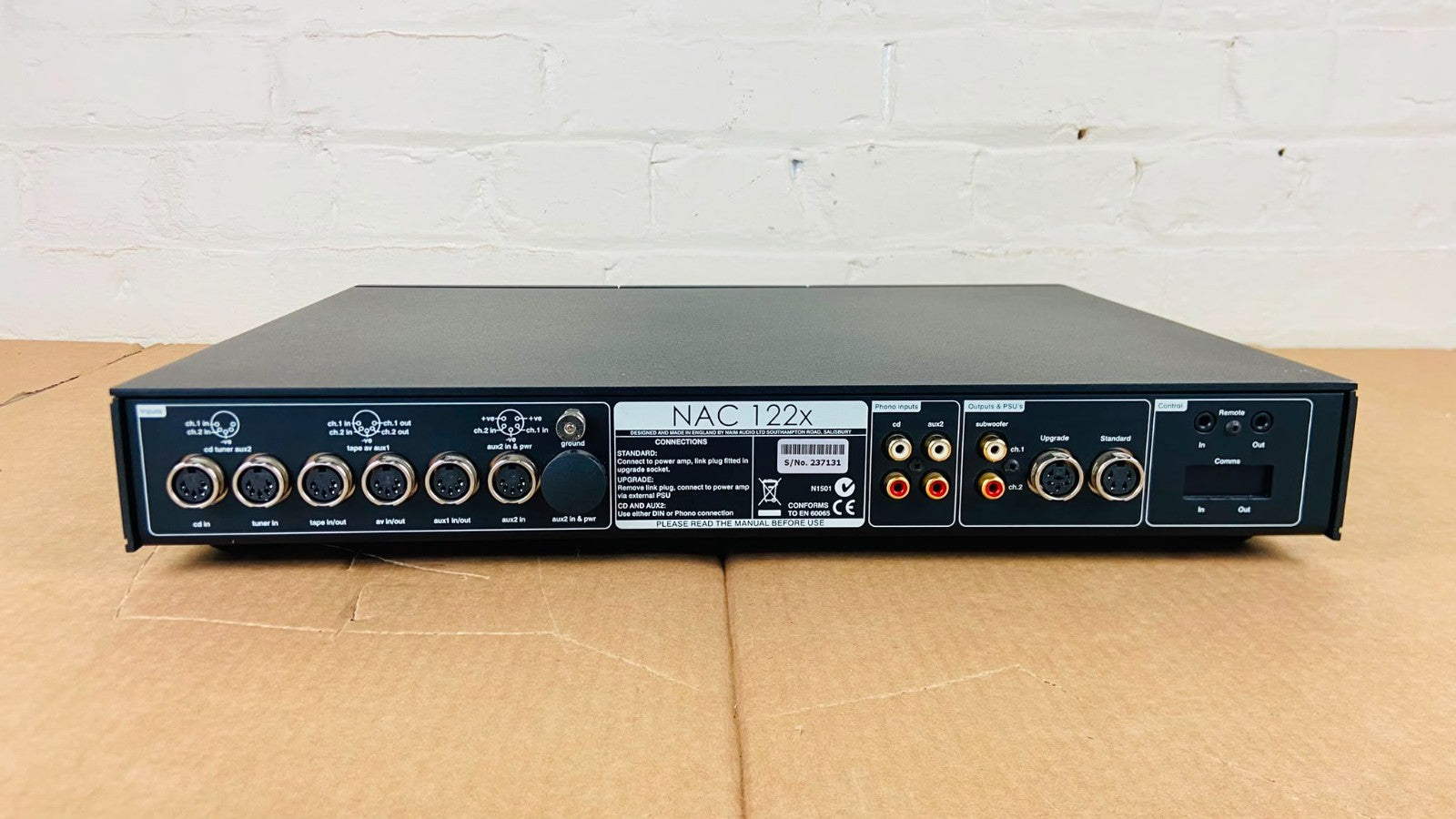 NAIM NAC 122X PREAMPLIFIER