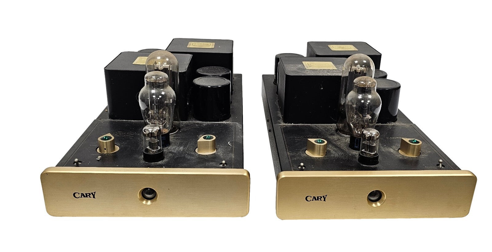 Cary CAD 805 triode output monaural tube valve power amplifiers mono blocks