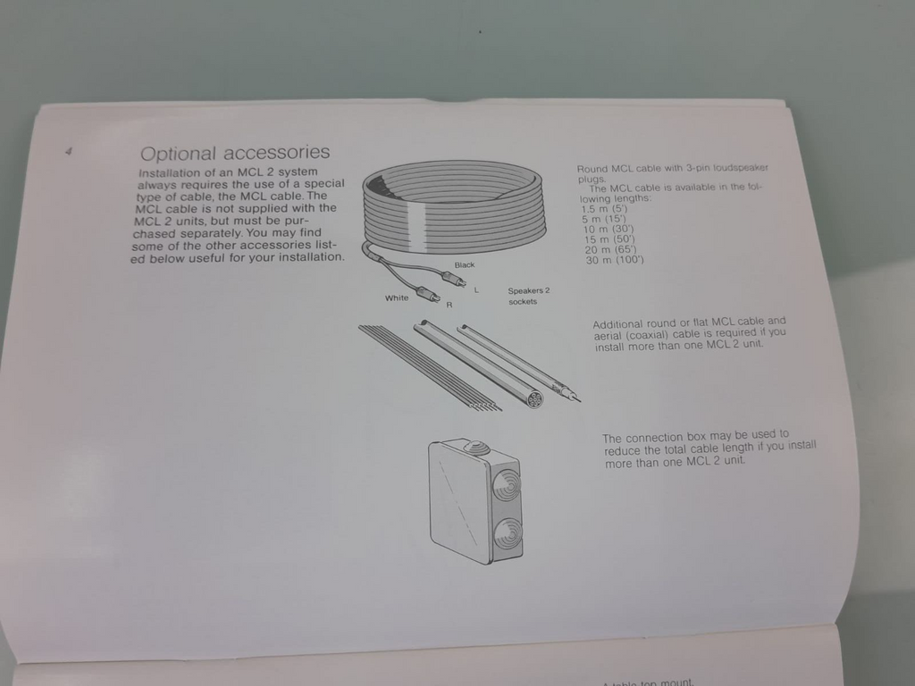 BANG & OLUFSEN B&O MASTER CONTROL LINK 2 INSTALLATION GUIDE