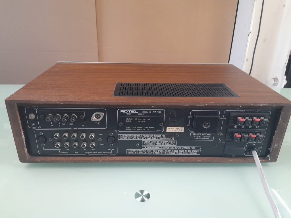ROTEL RX 403 STEREO RECEIVER
