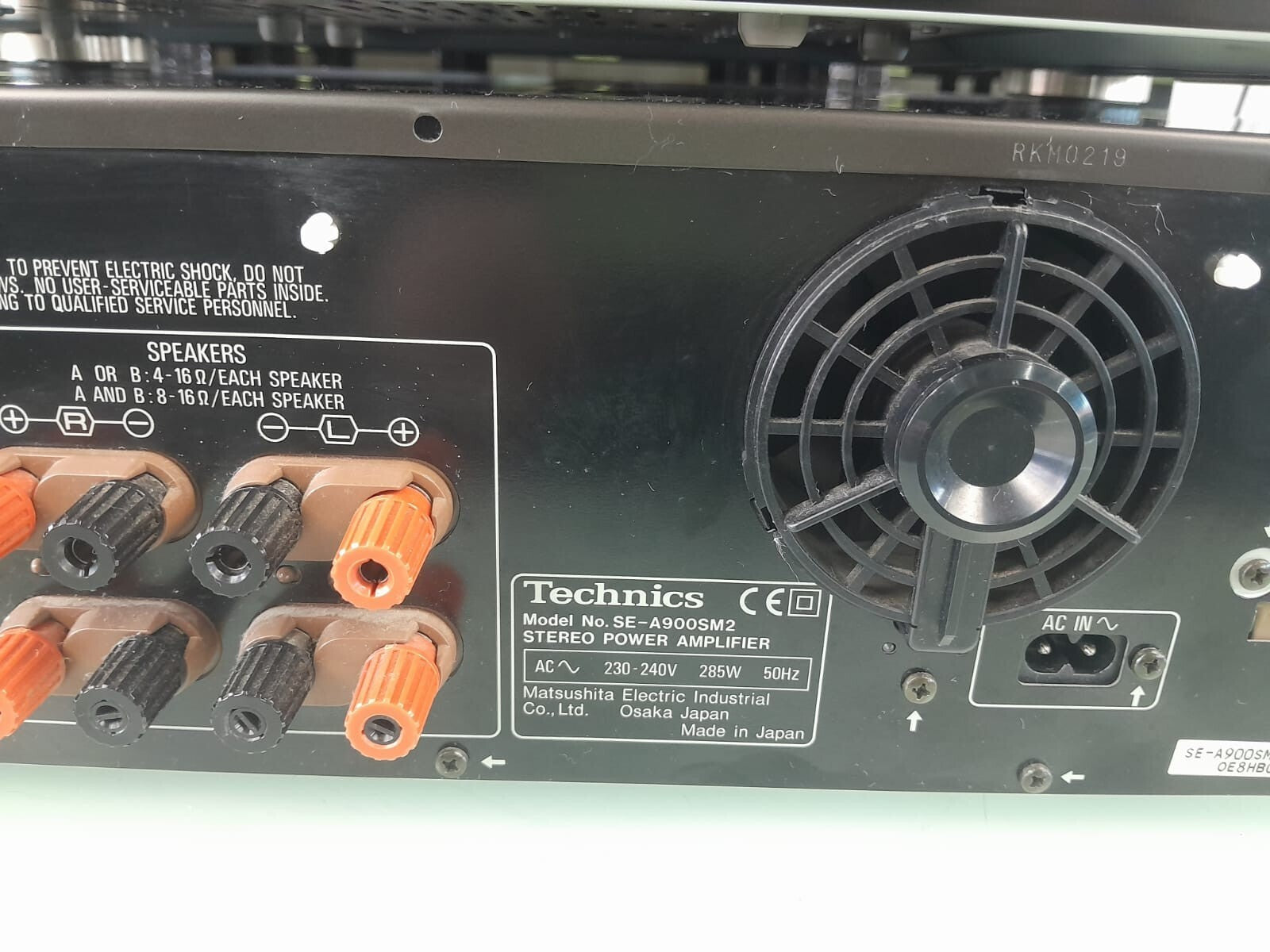 TECHNICS SU C800U M2 STEREO CONTROL & SE A900S M2 STEREO POWER AMPLIFIER