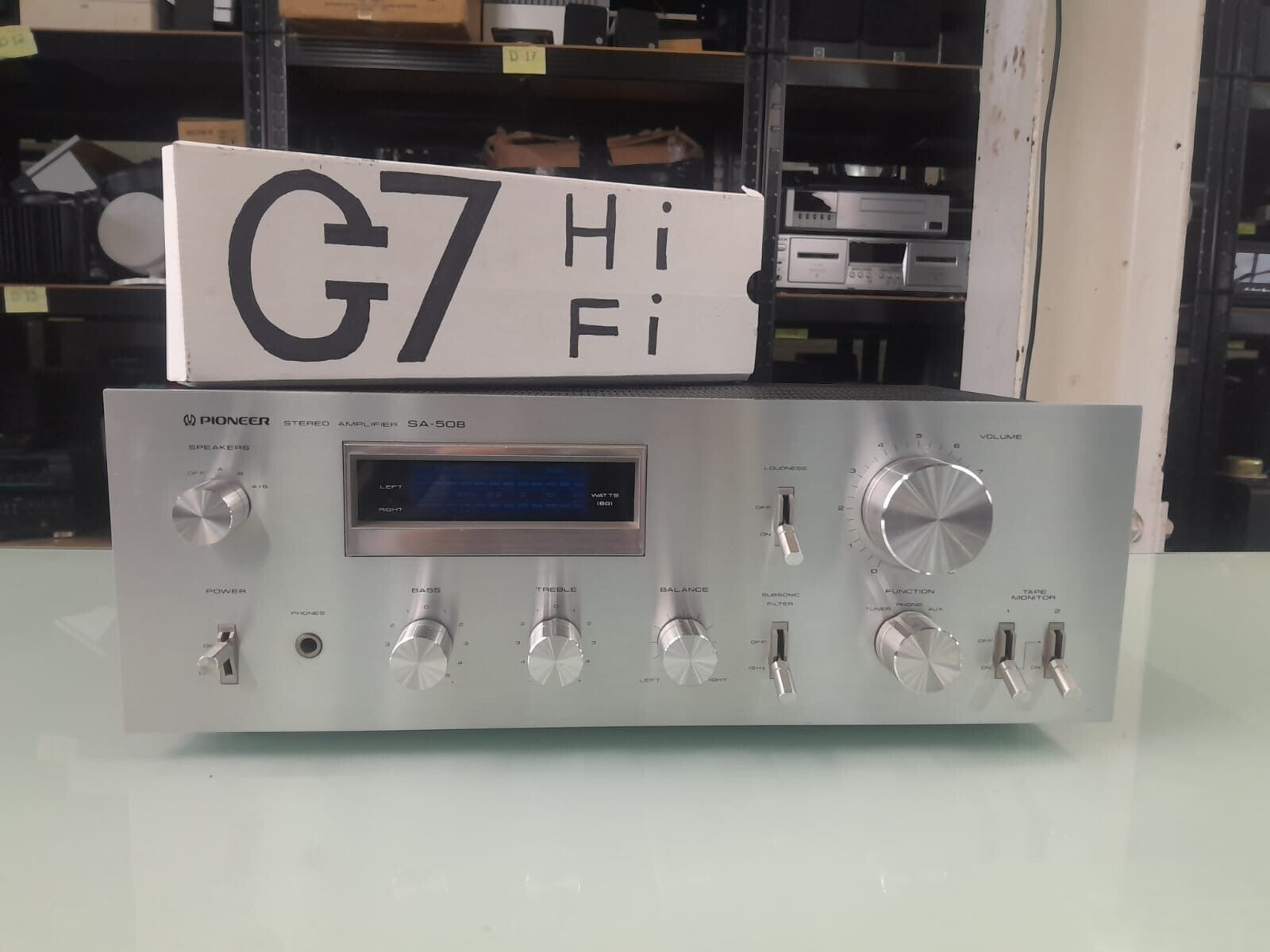 PIONEER SA 508 STEREO AMPLIFIER