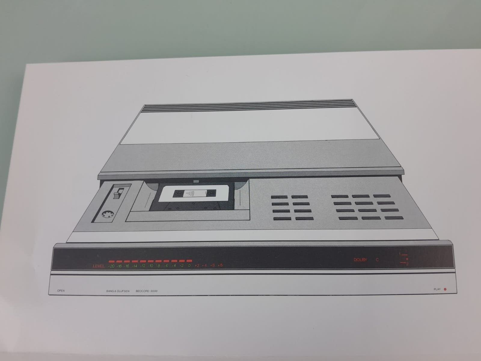 BANG & OLUFSEN B&O BEOCORD 5500 OWNER'S MANUAL