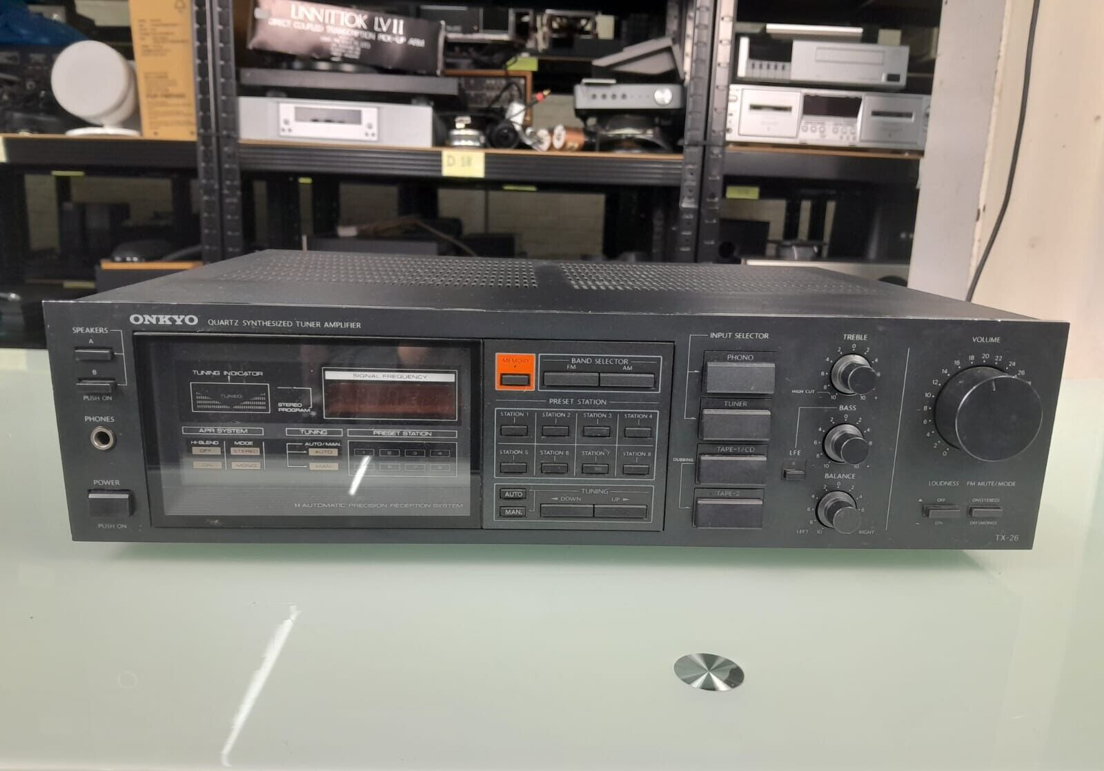 ONKYO TX 26 QUARTZ SYNTHESIZED TUNER AMPLIFIER