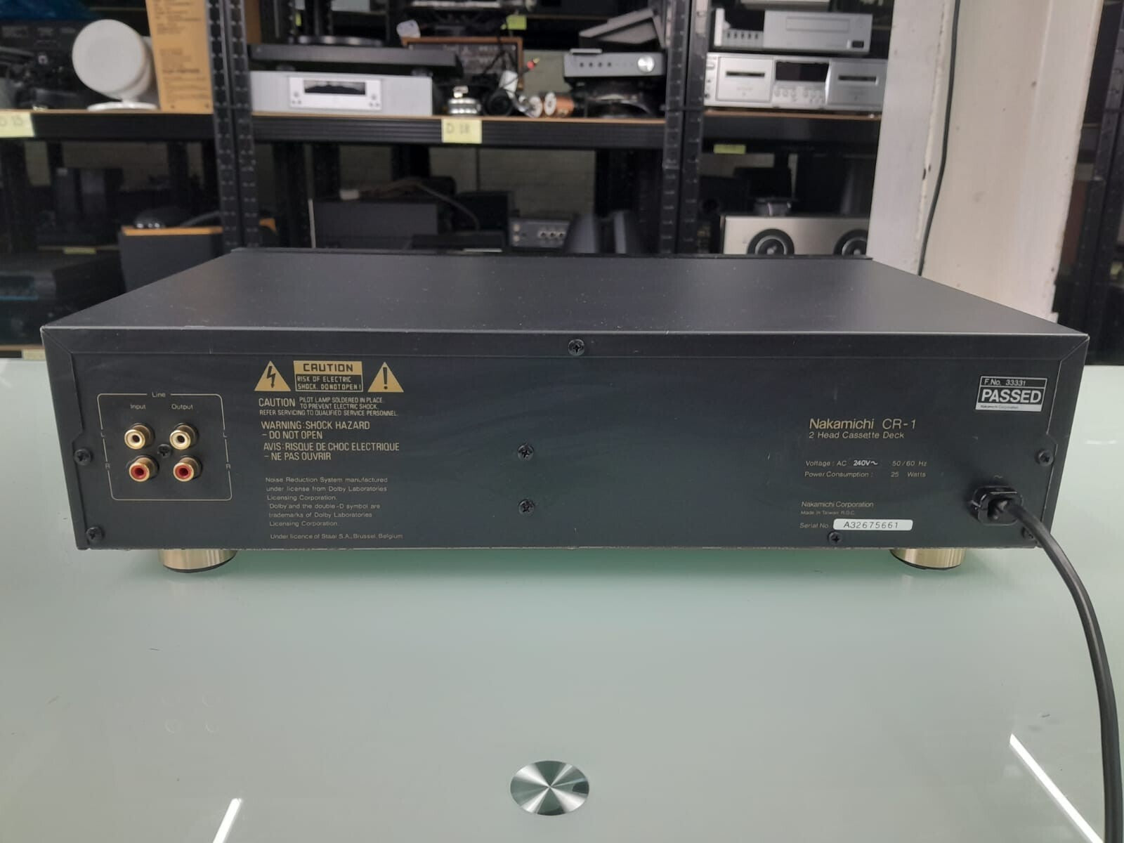 NAKAMICHI CR 1 2 HEAD CASSETTE DECK