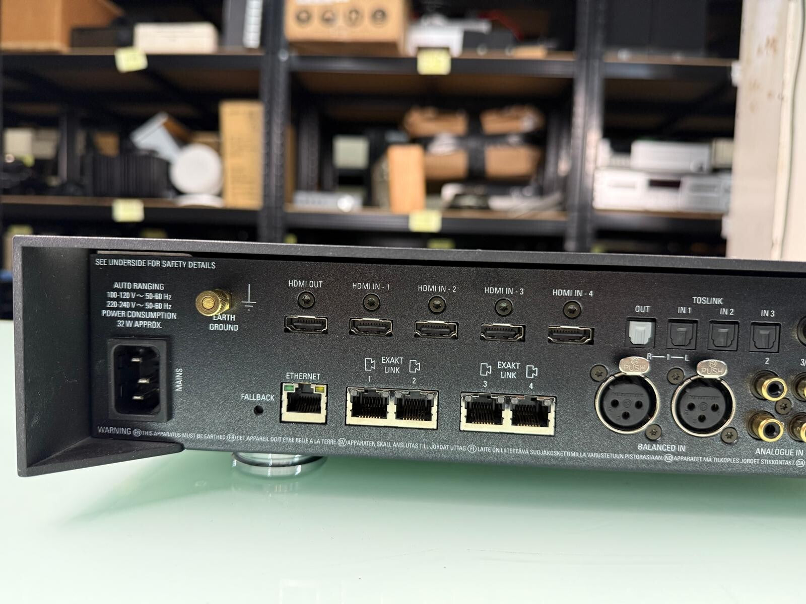 LINN AKURATE SYSTEM HUB POWERED BY DYNAMIK WITH REMOTE INTERTEK