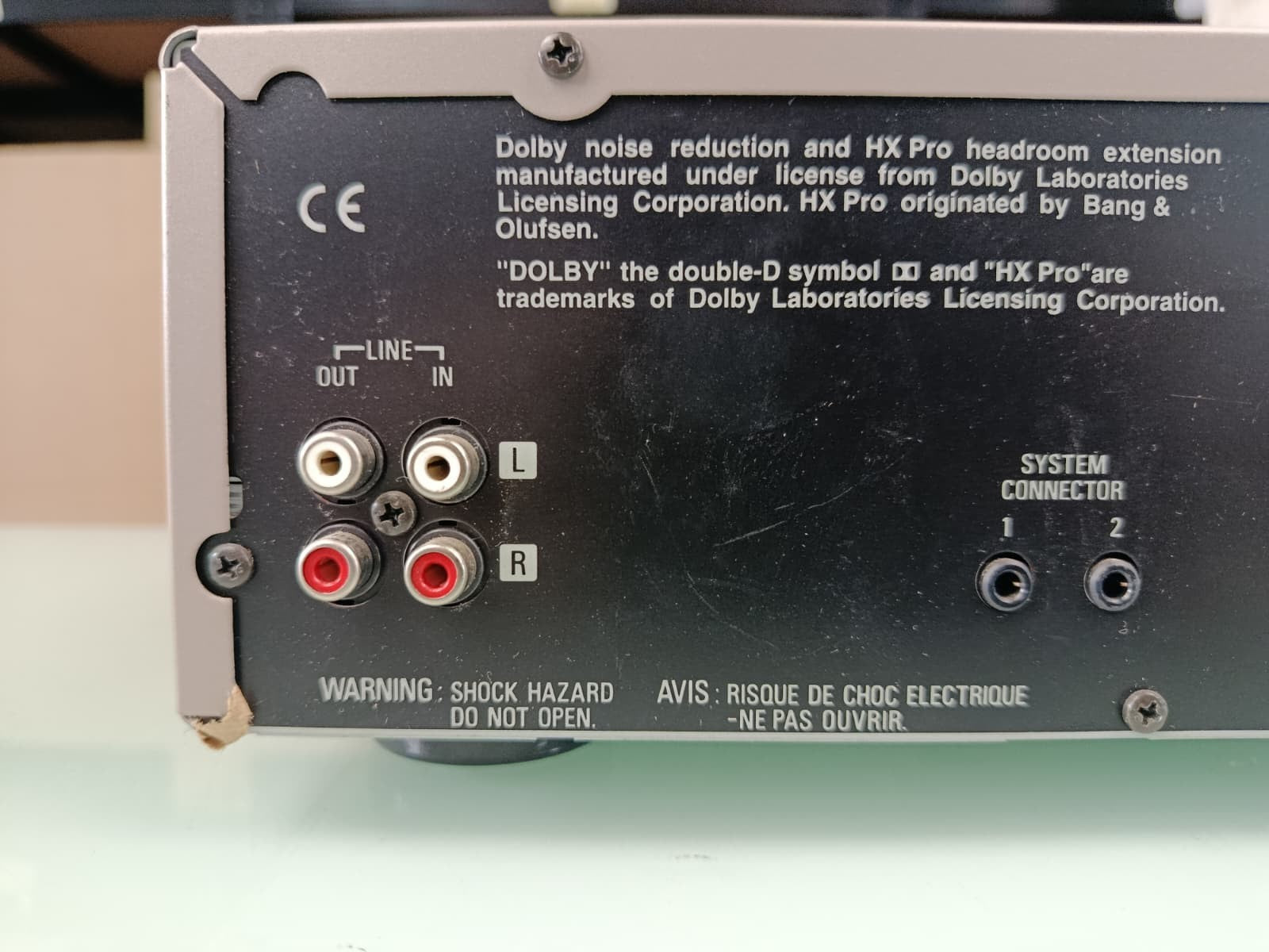 DENON UDR F07 STEREO CASSETTE TAPE DECK