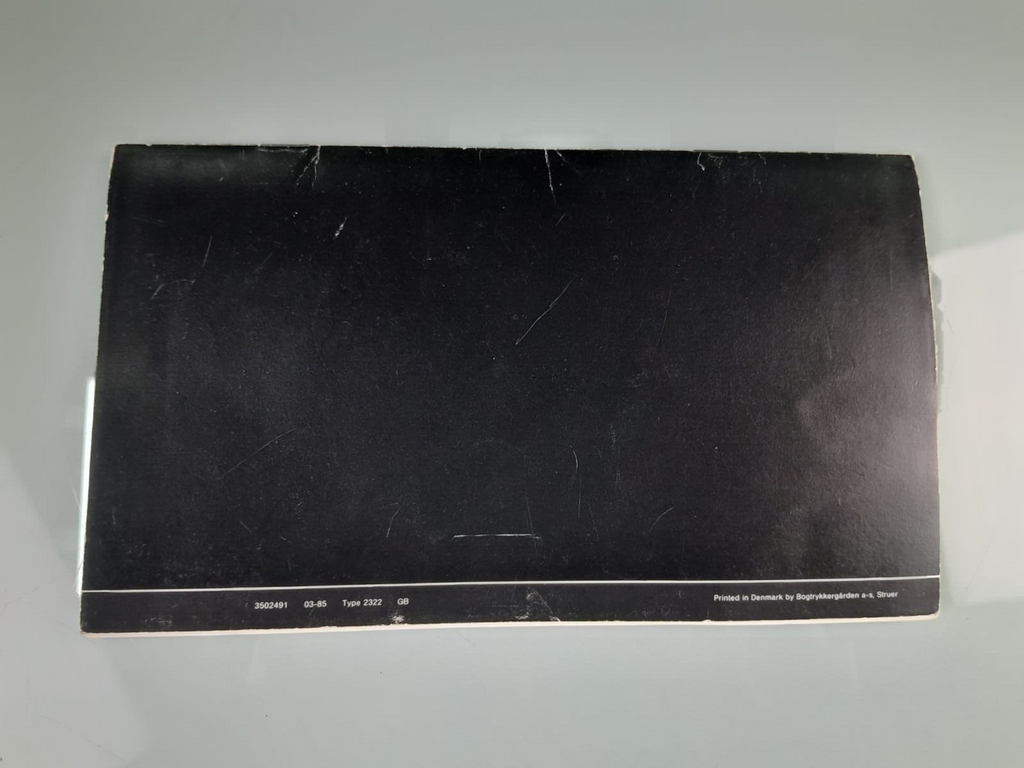 BANG & OLUFSEN B&O BEOMASTER 5000 MANUAL