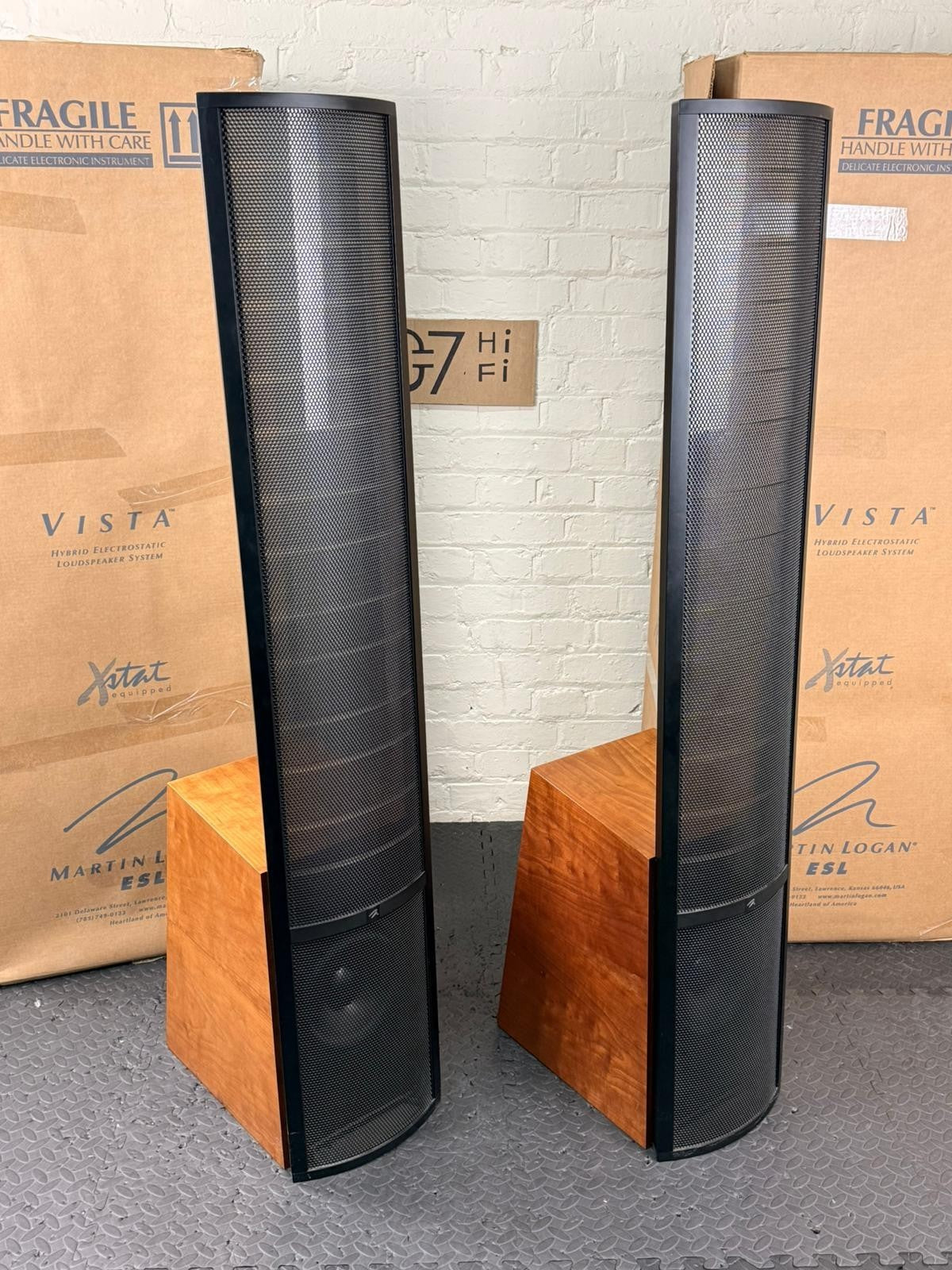MARTIN LOGAN ESL VISTA SPEAKERS