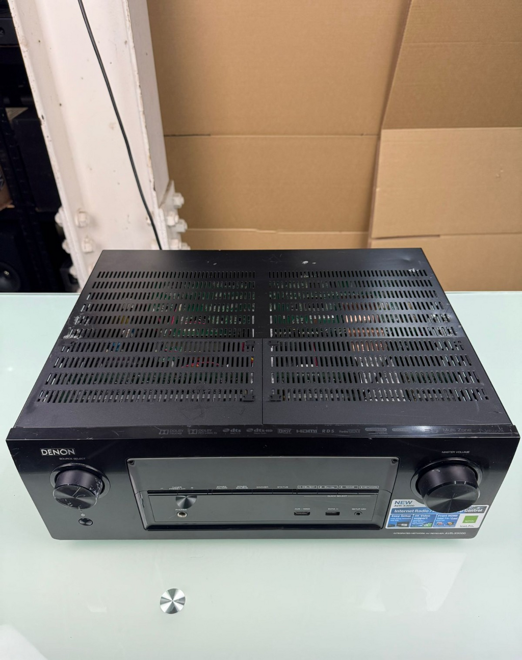 Denon AVR-X3000 7.1 Channel AV Receiver 150W 3D 4K NETWORK USB 7xHDMI Amplifier