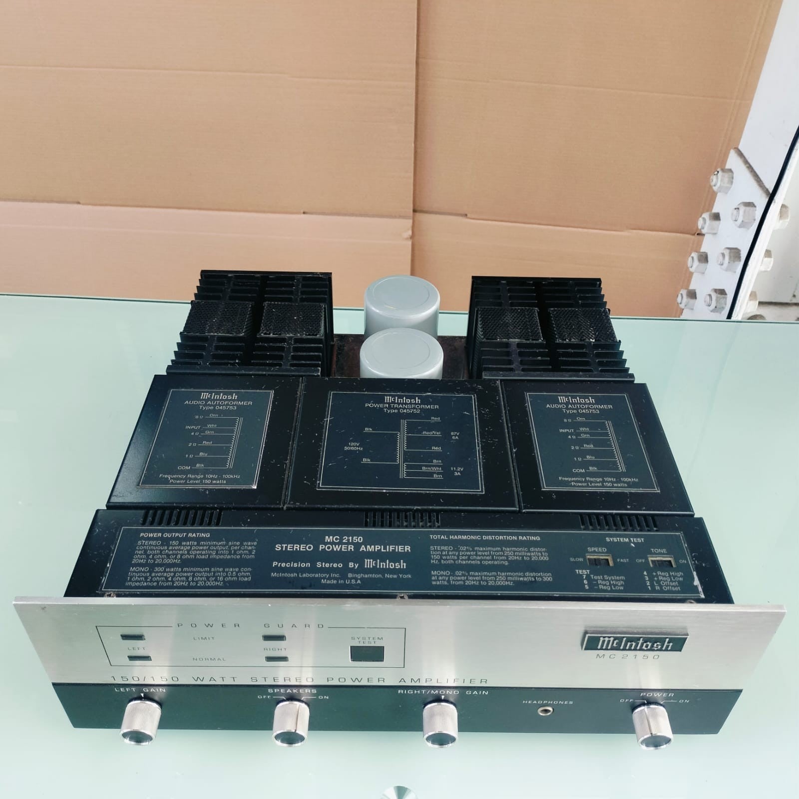 MCINTOSH MC2150 POWER AMPLIFIER