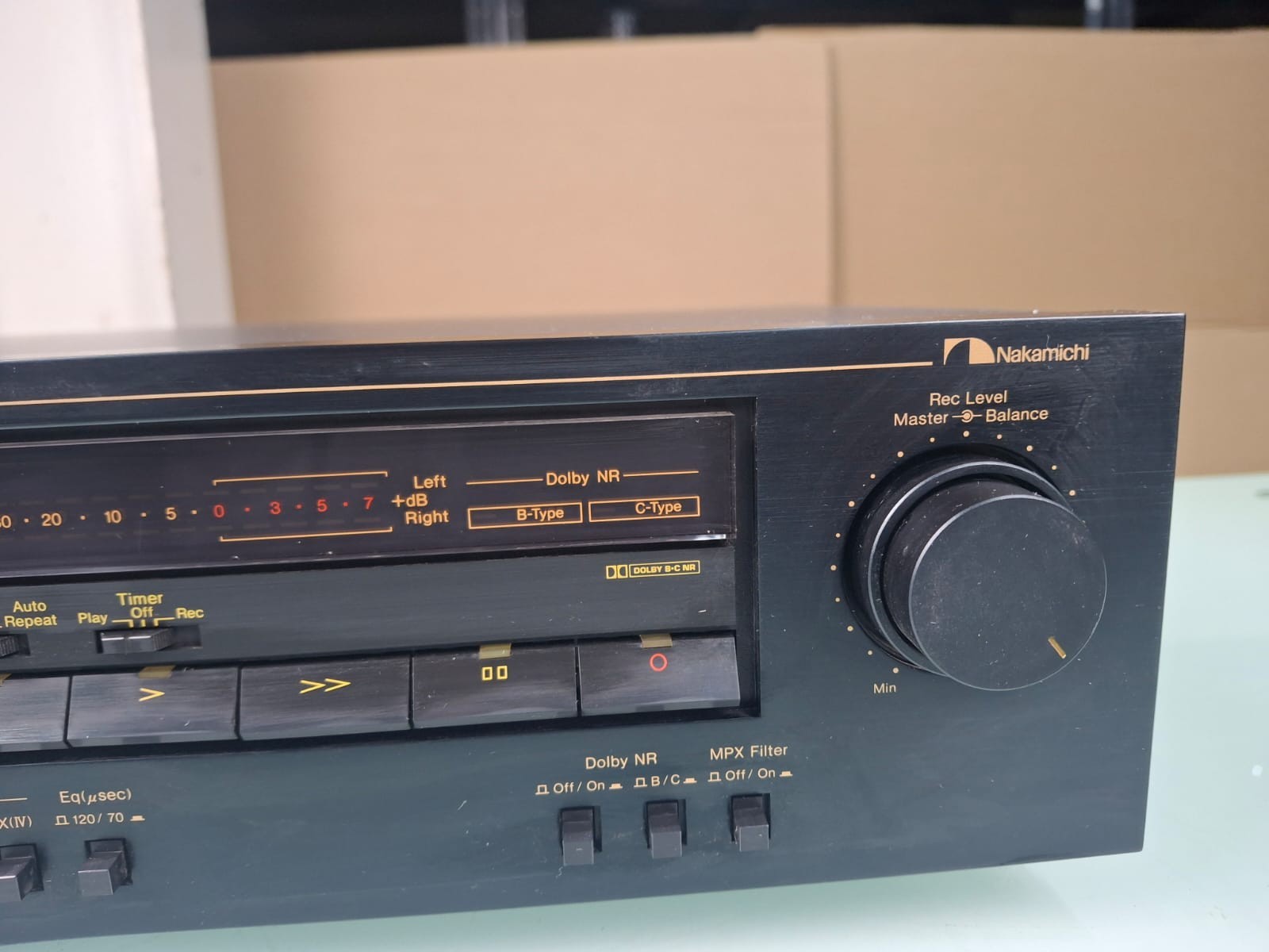 NAKAMICHI CR 1 2 HEAD CASSETTE DECK