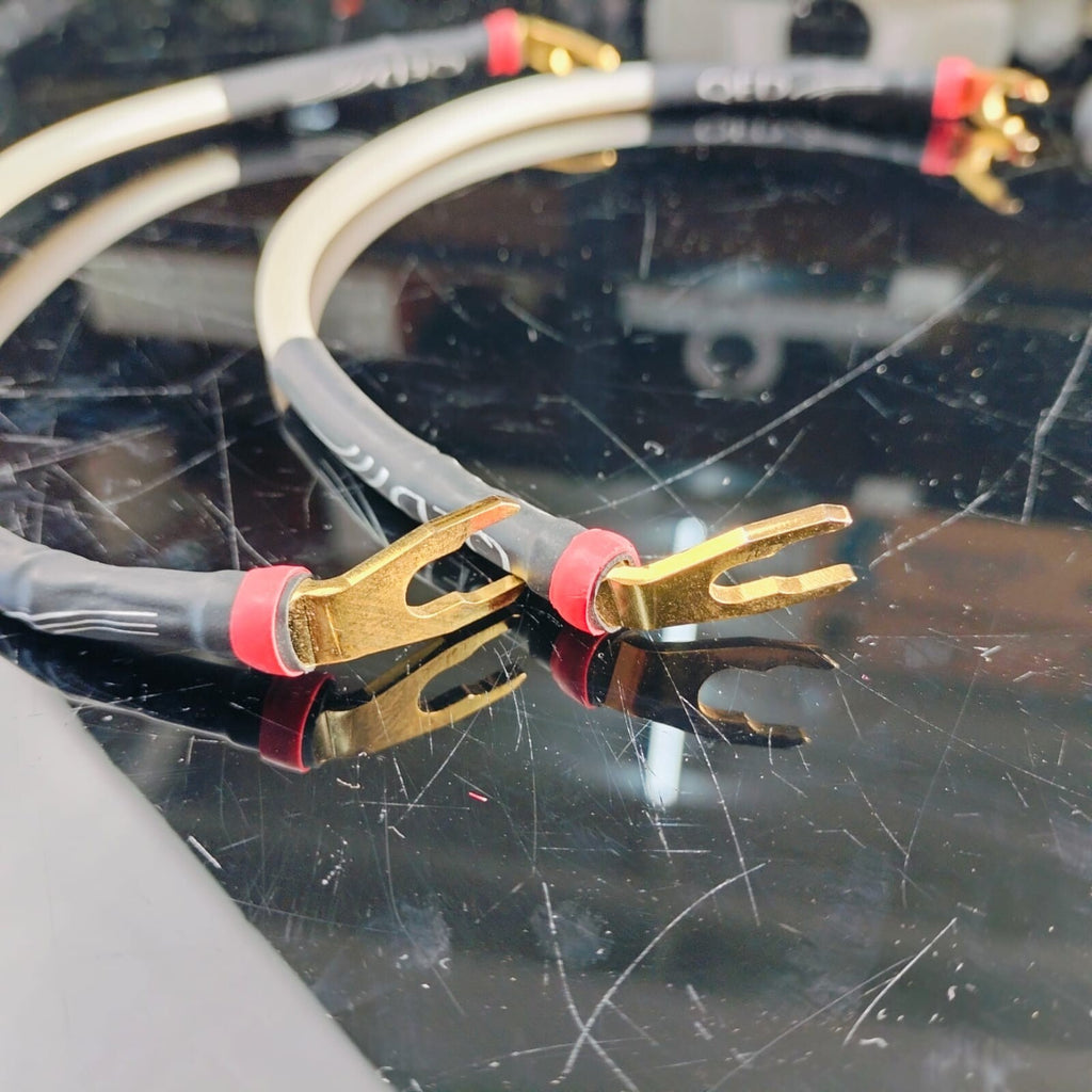 QED X-TUBE BIWIRE SPEAKER CONNECTORS CABLE