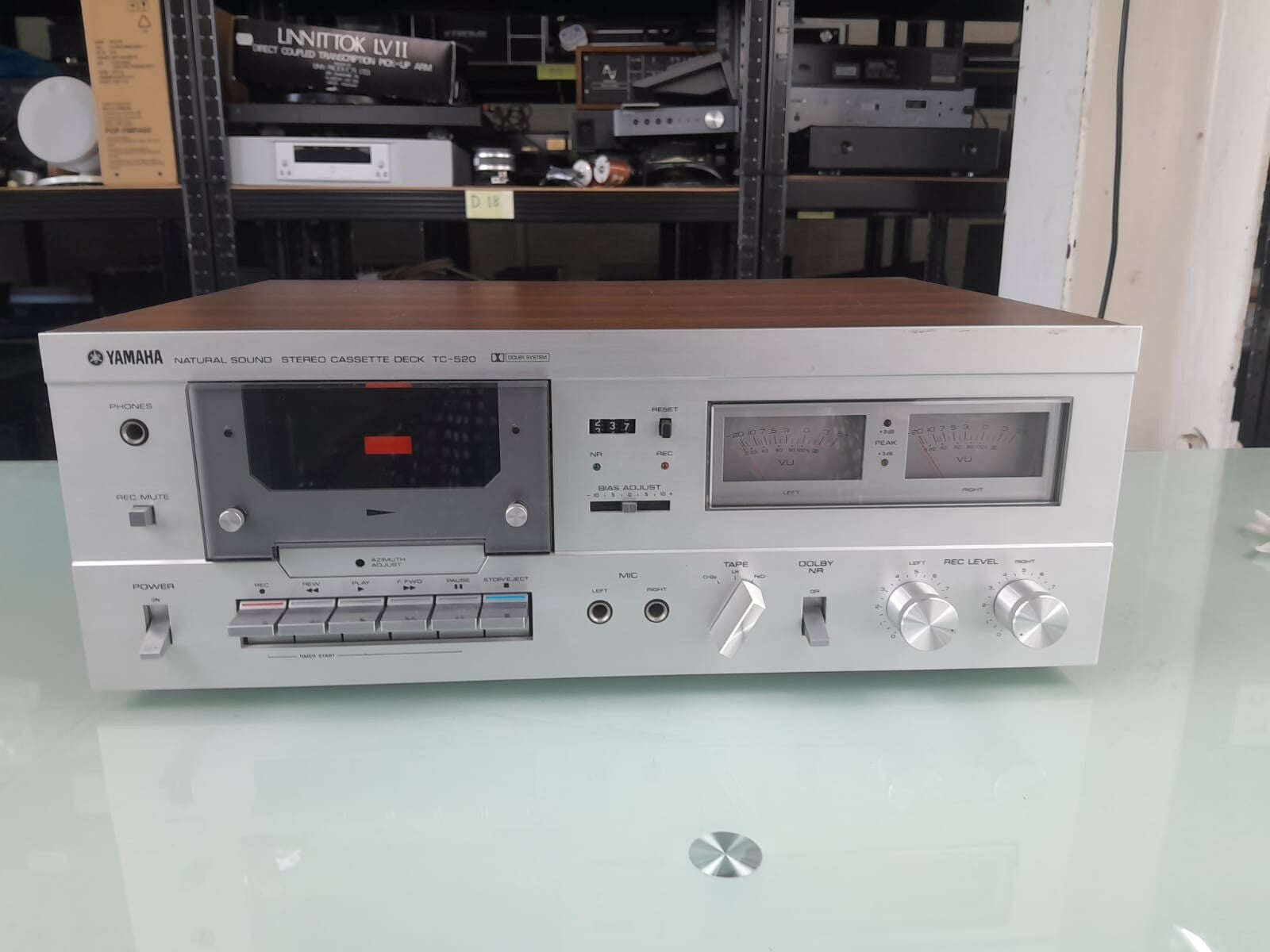 YAMAHA TC 520 NATURAL SOUND STEREO CASSETTE DECK
